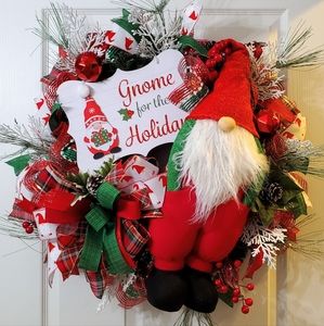 Gnome Christmas Wreath 🎄